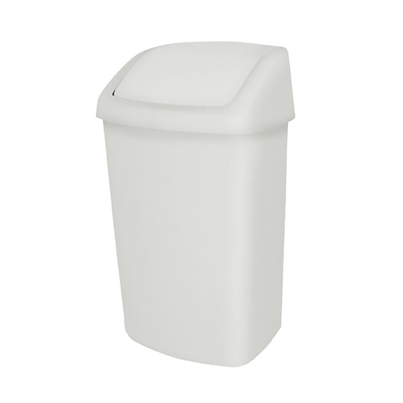 Schwingdeckeleimer 50L weiß